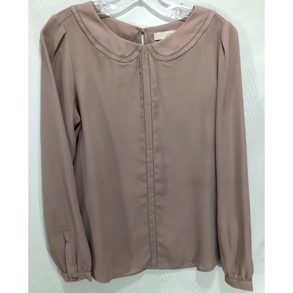 LOFT Mauve Blouse.  Sz S.